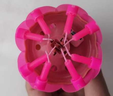 Свеча лотос Bonita цветок музыкальный  фейерверк розовый