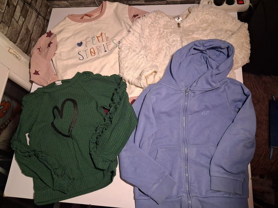 Paka ubran dla dziewczynki 116-122