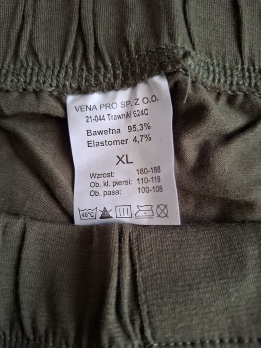 Bokserki wojskowe spodenki WP zielone rozmiar XL nowe.