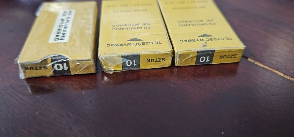 Żyletki Polsilver PRL nowe