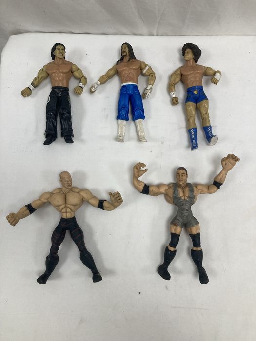 Brinquedo Bonecos John Cena, Rey Misterio, Booker T, WWE, Jakks