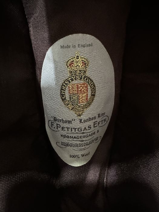 Kapelusz Christy's London Line Durham Wełna Tweed Vintage