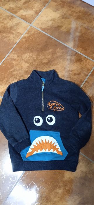 Ubrania chłopięce 116 kamizelka bluza podkoszulk +bluza gratis