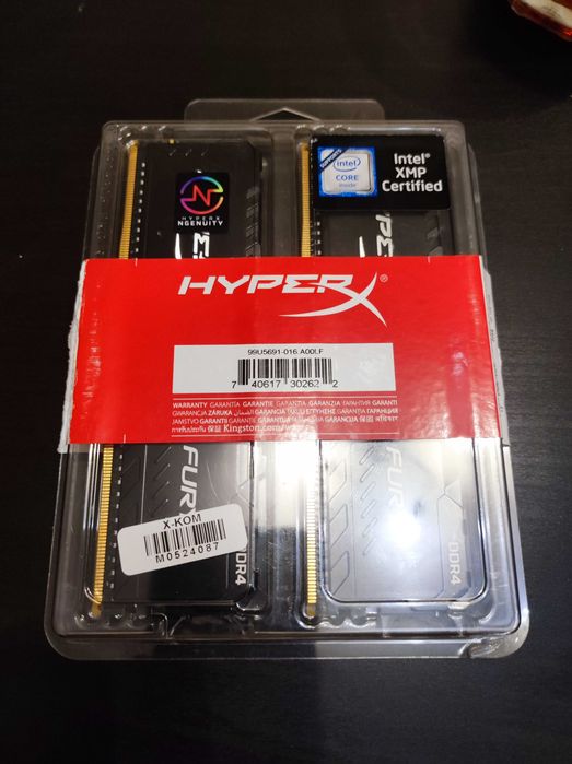 RAM HyperX DDR4 2x8GB 3600 RGB HX436C17FB3AK2/16