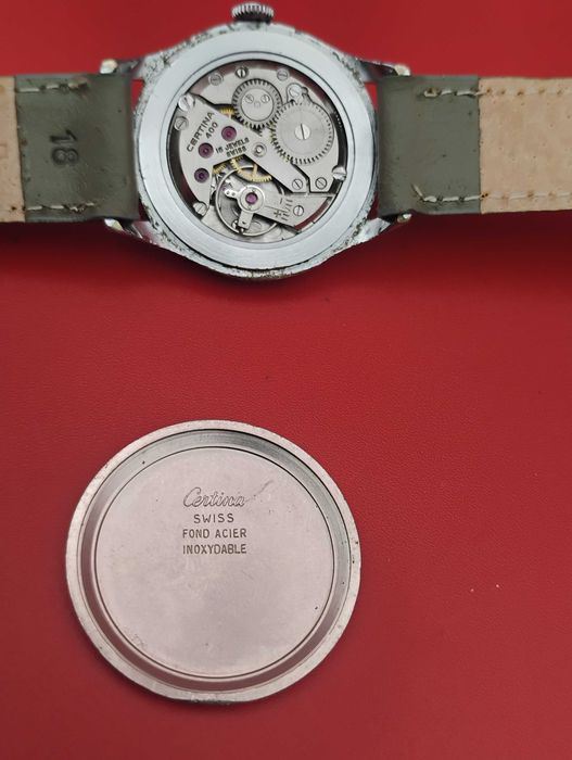 CERTINA 400 z dolną sekundą mechaniczny zegarek vintage do renowacji
