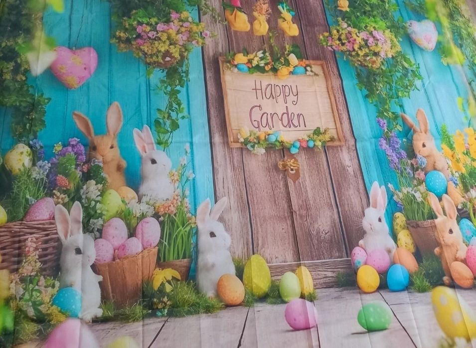 Tło fotograficzne wielkanoc 230x180 cm