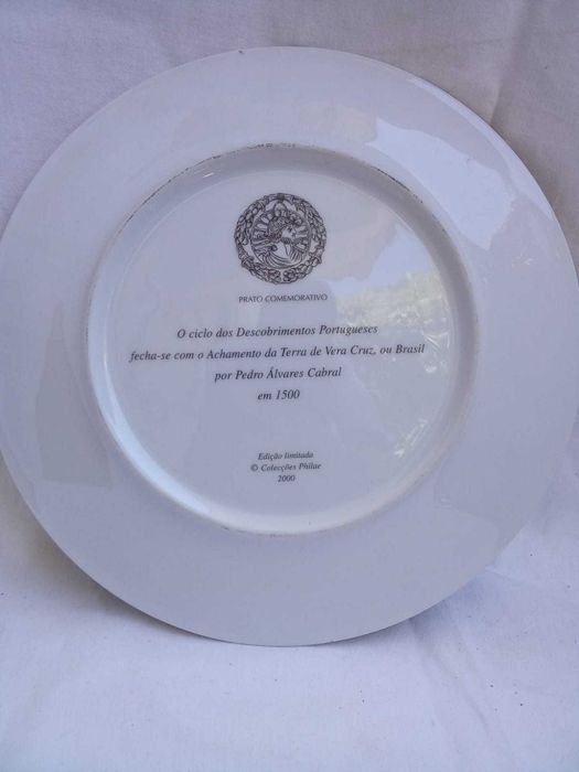 Prato Comemorativo "500 Anos do Descobrimento do Brasil"