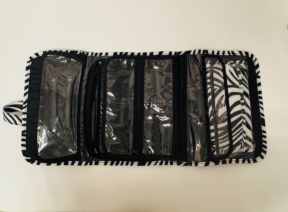 Organizer na kosmetyki, kosmetyczka, zebra, NOWA