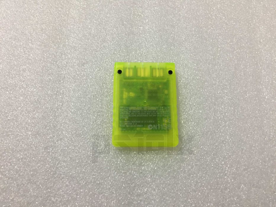 Memory Card Lemon Yellow playstation ps2