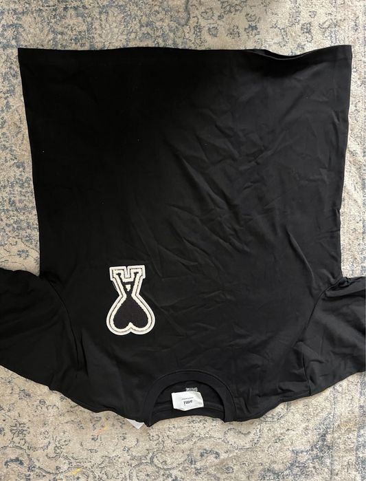 koszulka czarna AMI basic serce A t shirt