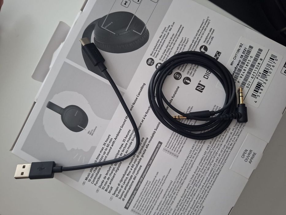 Auscultadores Noise Cancelling Bluetooth Sony WH-CH710N