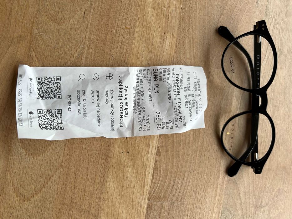 OKAZJA! oprawki okularowe MORETTI gwarancja NOWE!