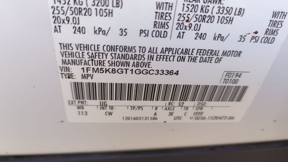 Ford Explorer Sport 2016