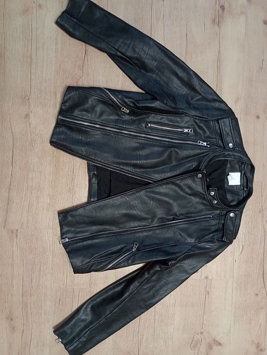 Kurtka ramoneska czarna L H&M 40
