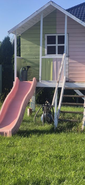 Plac zabaw, domek dla dzieci do ogrodu