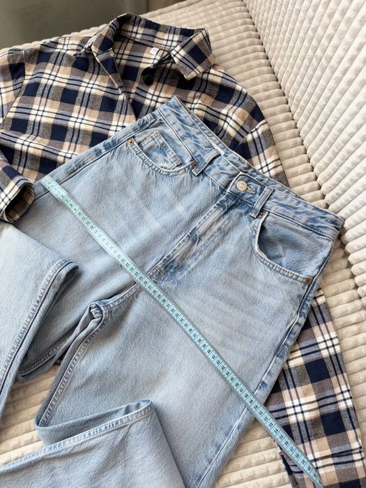 Джинси Wide Leg ZARA 38/M mex.28 блакитні джинси