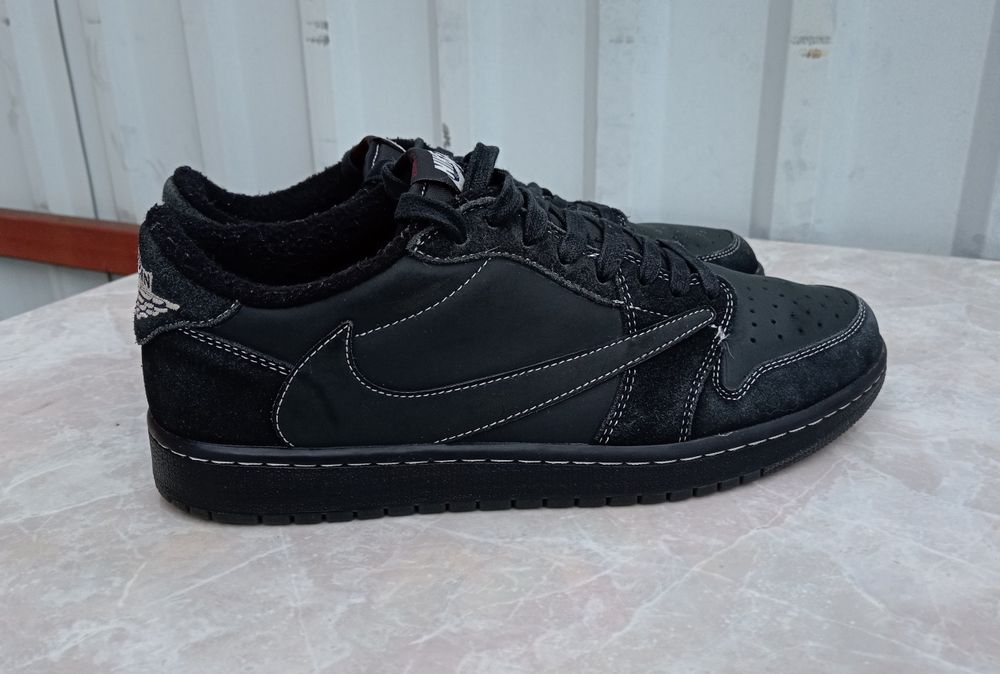 Чоловічі Nike Air Jordan 1 Retro Low Travis Scott BLACK Phantom, 45 р.