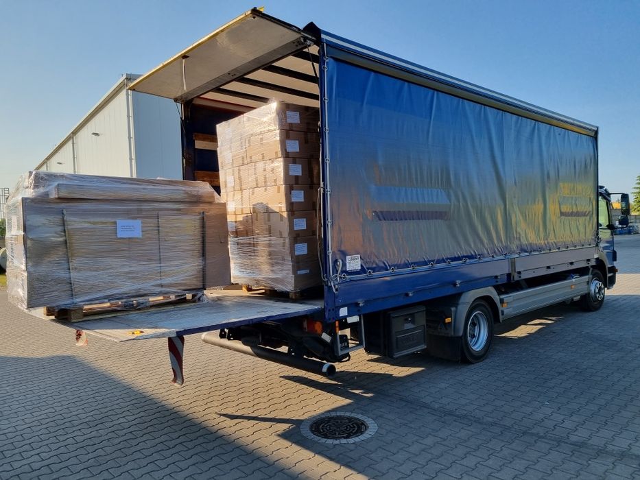Usługi Transportowe Poznań Solówka/ Winda 1,5 t /Firana/ Paleciak  elektryczny