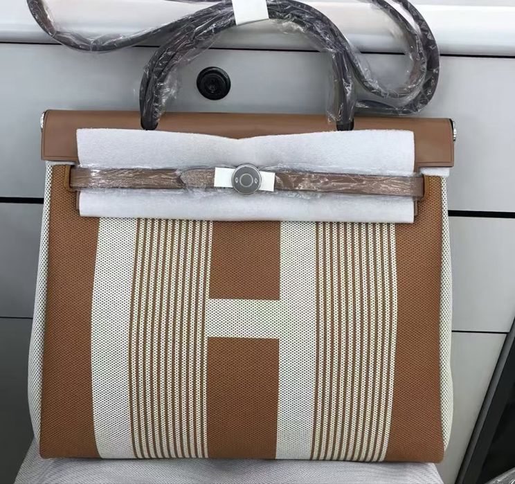 Сумка шкіра та текстиль фірмовий люкс herbag