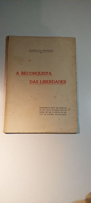 A Reconquista das Liberdades - Hipólito Raposo (1930)