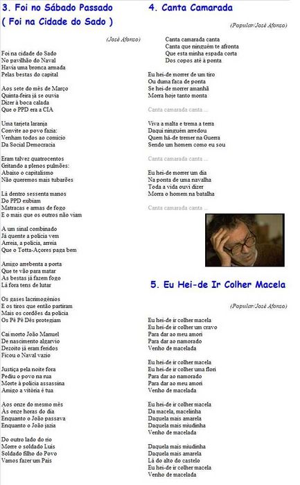 José Afonso, Francisco Fanhais	- - - - -		República	- - - - -	LP