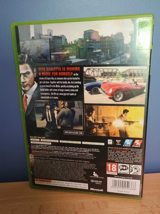 Mafia II Xbox 360 angielska komplet z mapa