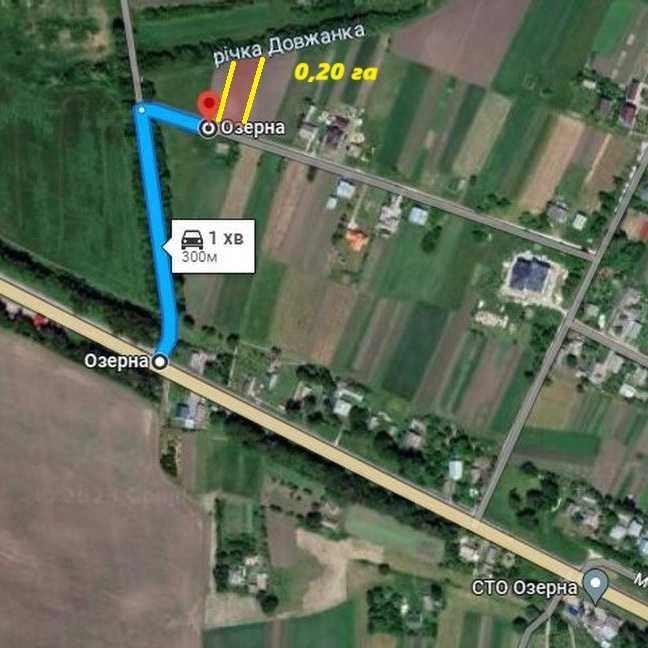 під будівництво cело ОЗЕРНА за 15 кілометрів з Тернополя