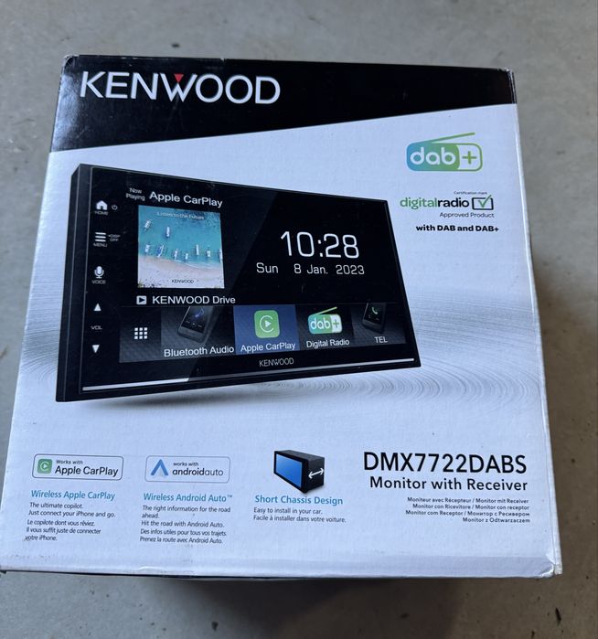 Auto radio (Topo de gama)Kenwood DMX7722DABS (