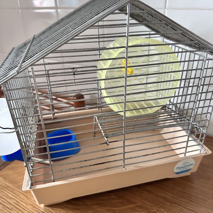 Все для хомʼячка або іншого гризуна (клітка, поїлка, колесо, корм)