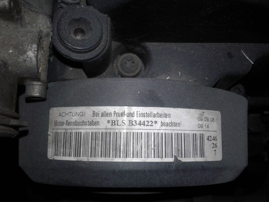 Seat Leon 2 II Golf V A3 8P Silnik Pompowtryski 1.9 TDI BKC BXE 105KM