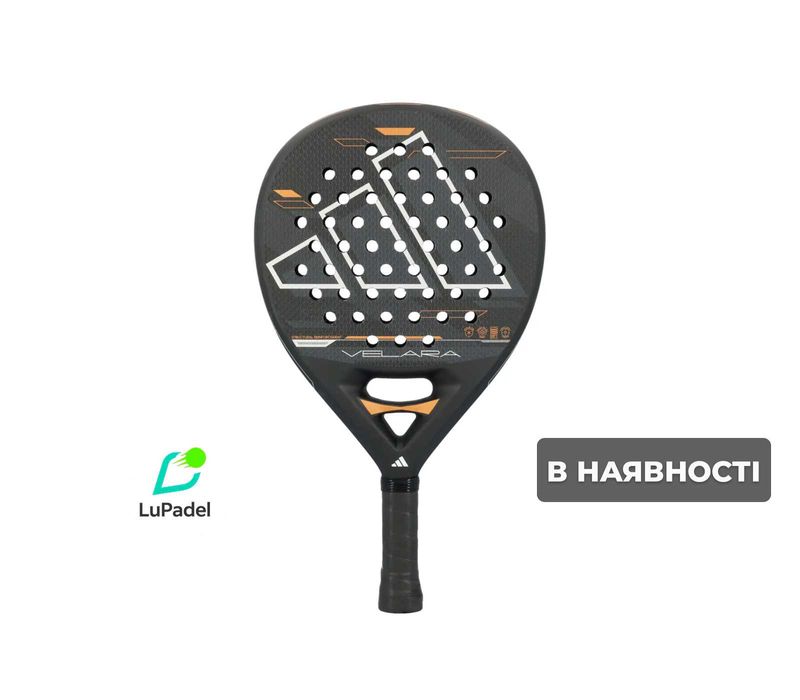 Ракетка для Падель (Padel) тенісу – Adidas Velara Glass Fiber Black