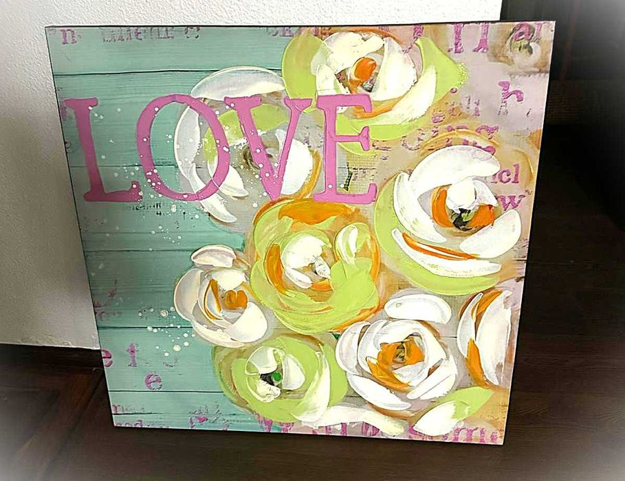 Quadro pintura a óleo