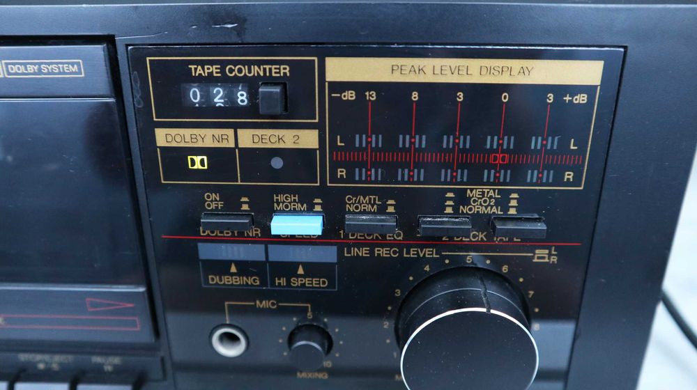 Редкая кассетная дека ICS MCD-307 как новая