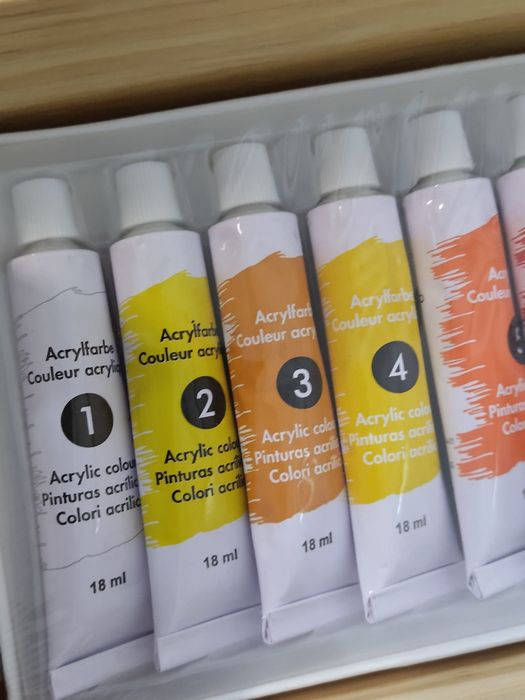 Conjunto novo de pintura