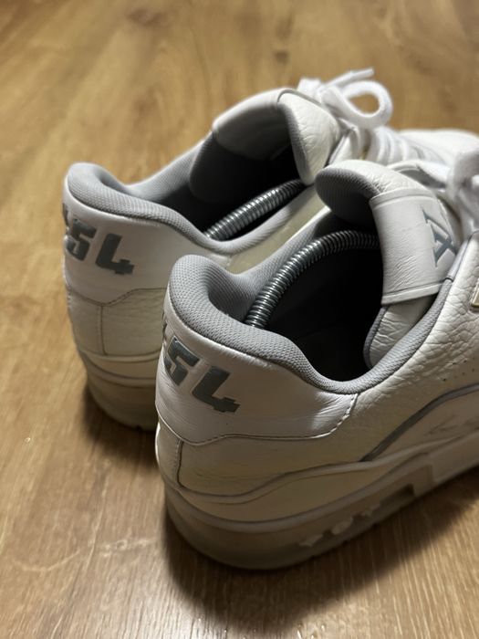 Louis vuitton trainer meskie buty biale beżowe oryginalne