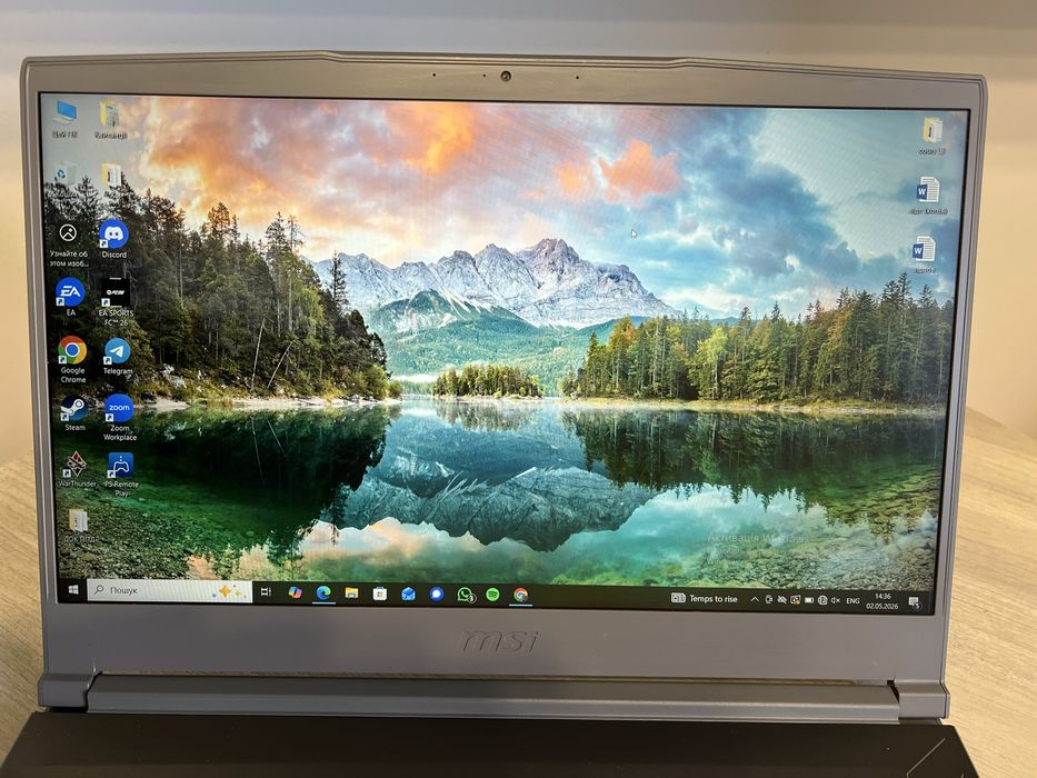Ігровий ноутбук MSI i7‑12650H / RTX 3060 / 16GB / 144Hz