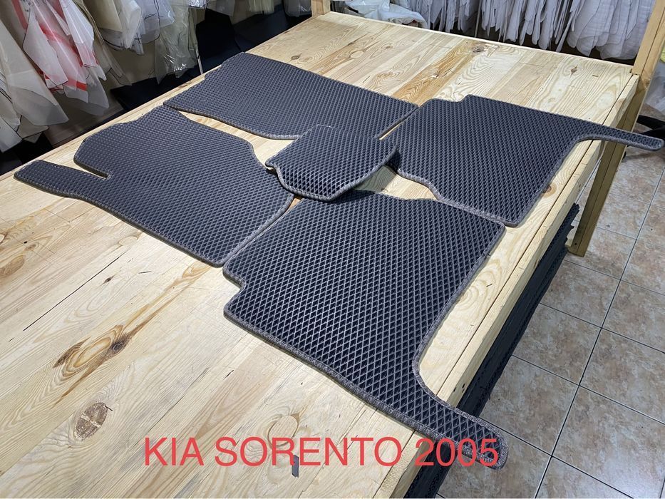 Коврики Kia Sorento 2002-2009гг K5 Optima Cerato коврики Ева Єва EVA
