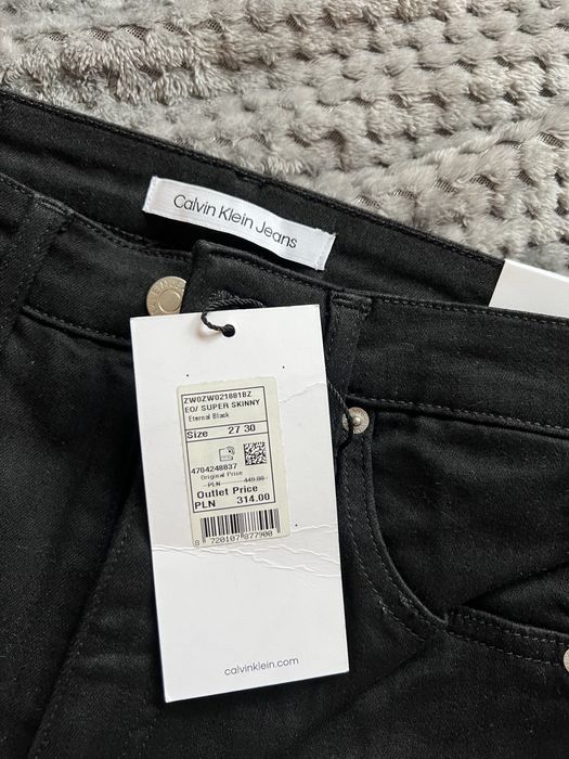 Spodnie Calvin Klein Jeans Super Skinny