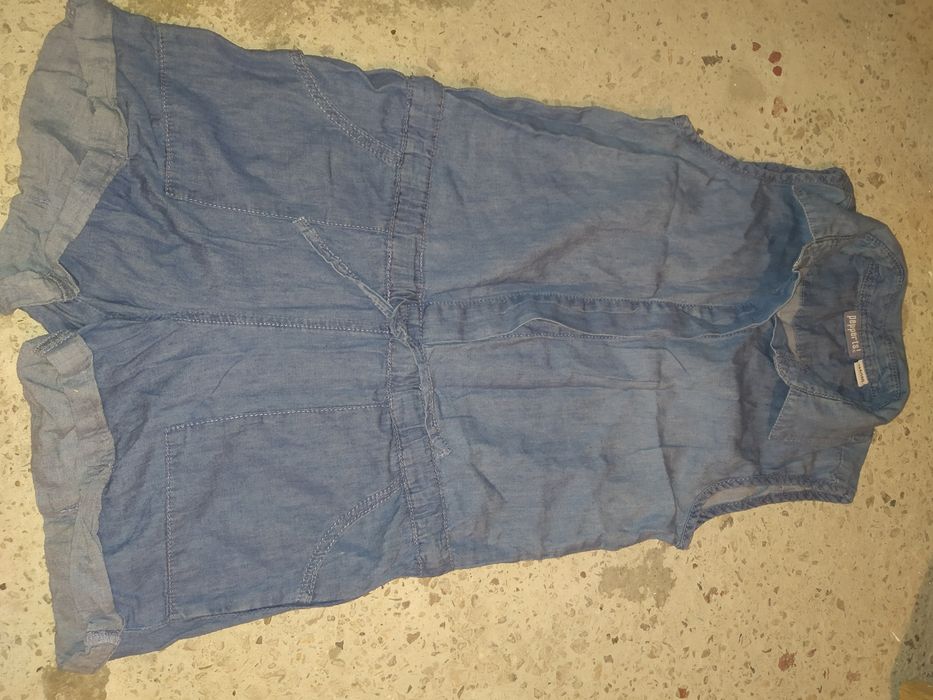 Kombinezon z cienkiego jeansu