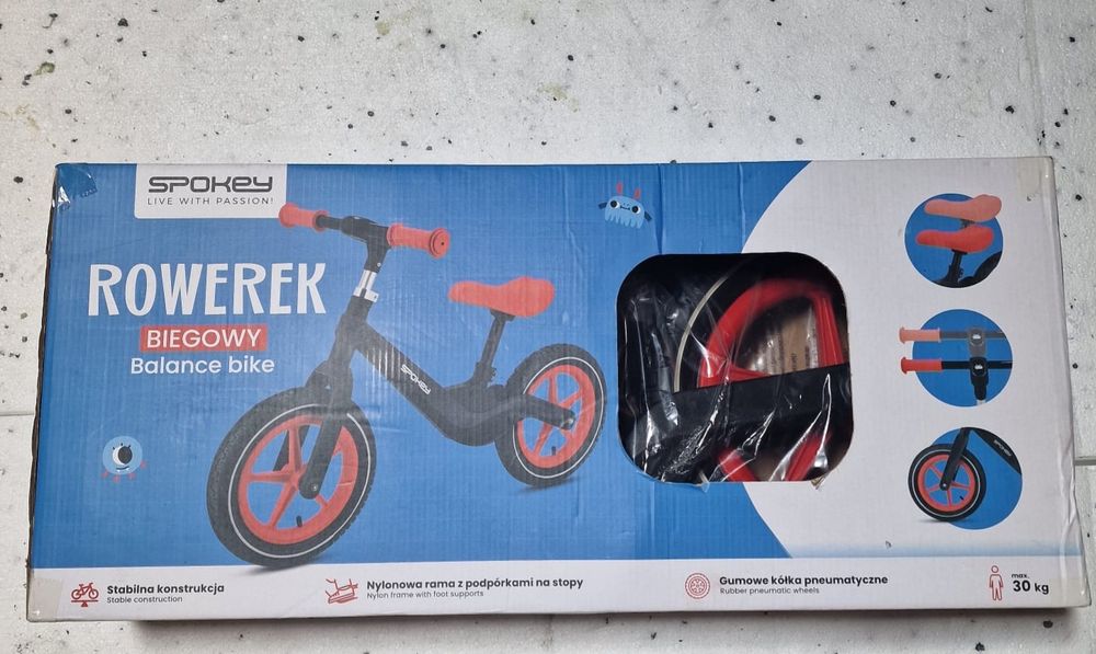 Rowerek dziecięcy biegówki nowe  koła 12".