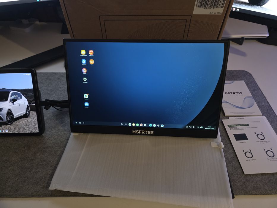 Monitor portátil HGFRTEE 1080p 15.6