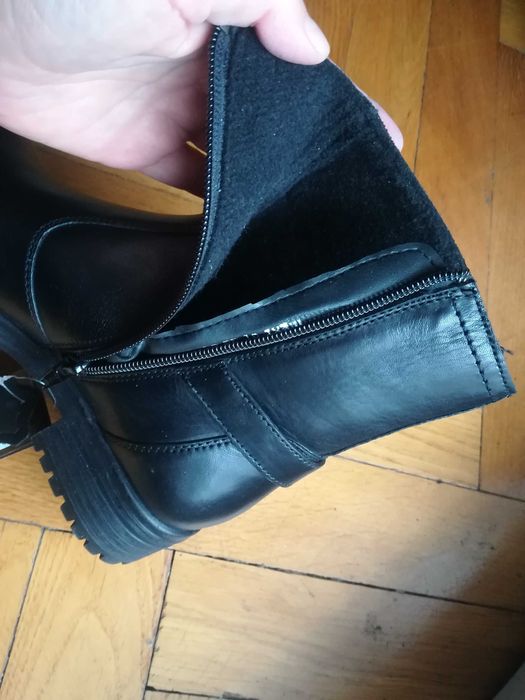 NOWE z metką skórzane damskie botki / kozaki rozm.38 Lasocki