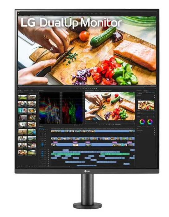 Monitor pionowy 27,6" LG 28MQ780 o proporcjach 16:18 DualUp Ergo