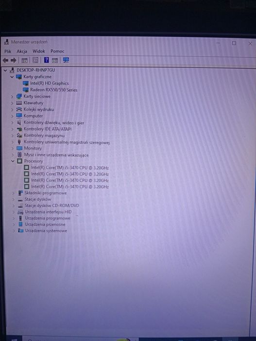 Komputer i5, 16GB RAM, RX 550 4GB Sapphire, 256GB SSD + GRATIS MONITOR