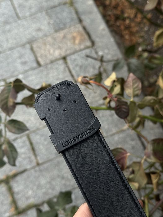 Ремень Louis Vuitton чоловічий шкіряний ремінь Лв Луи Вітон шахматний