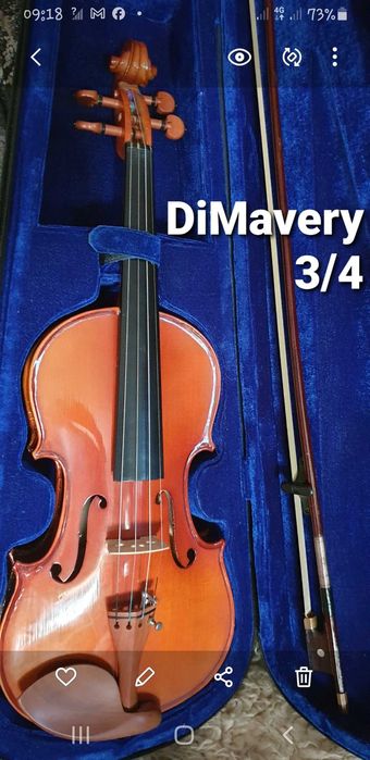 Скрипка 3/4 Antonio Stradivarius ручна робота Schutz Marke