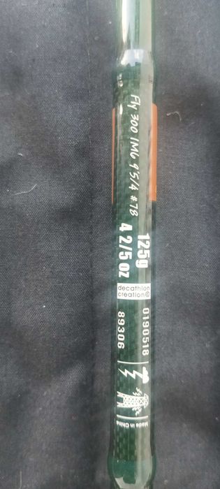 Cana pesca pluma Fly 300 IM6 9,5/4 linha #7 8