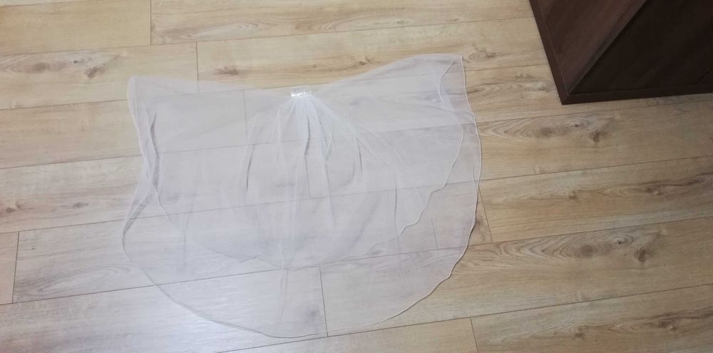 Zestaw ślubny, suknia 44-46, bolerko plus welon