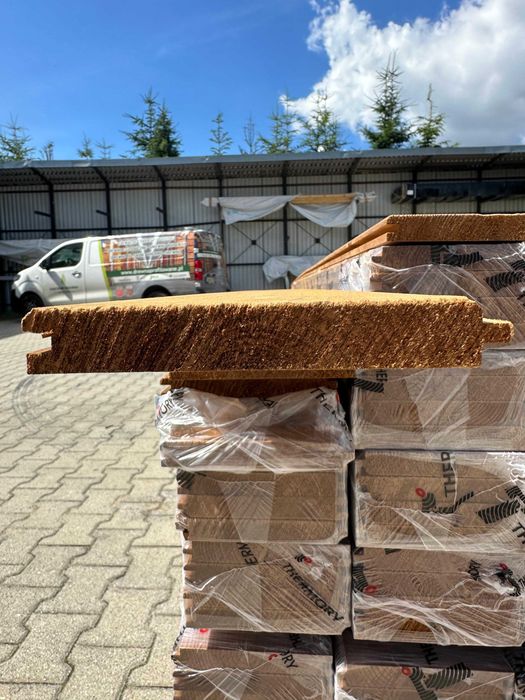 Deska Elewacyjna drewniana Thermo Świerk Szczotkowana 20x140mm C3