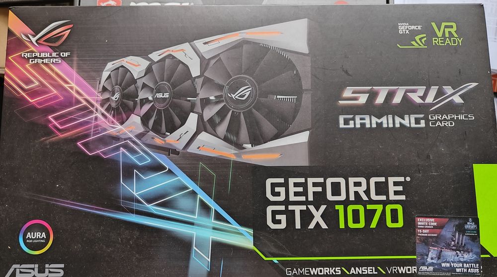 Asus Strix GTX 1070 8GB
